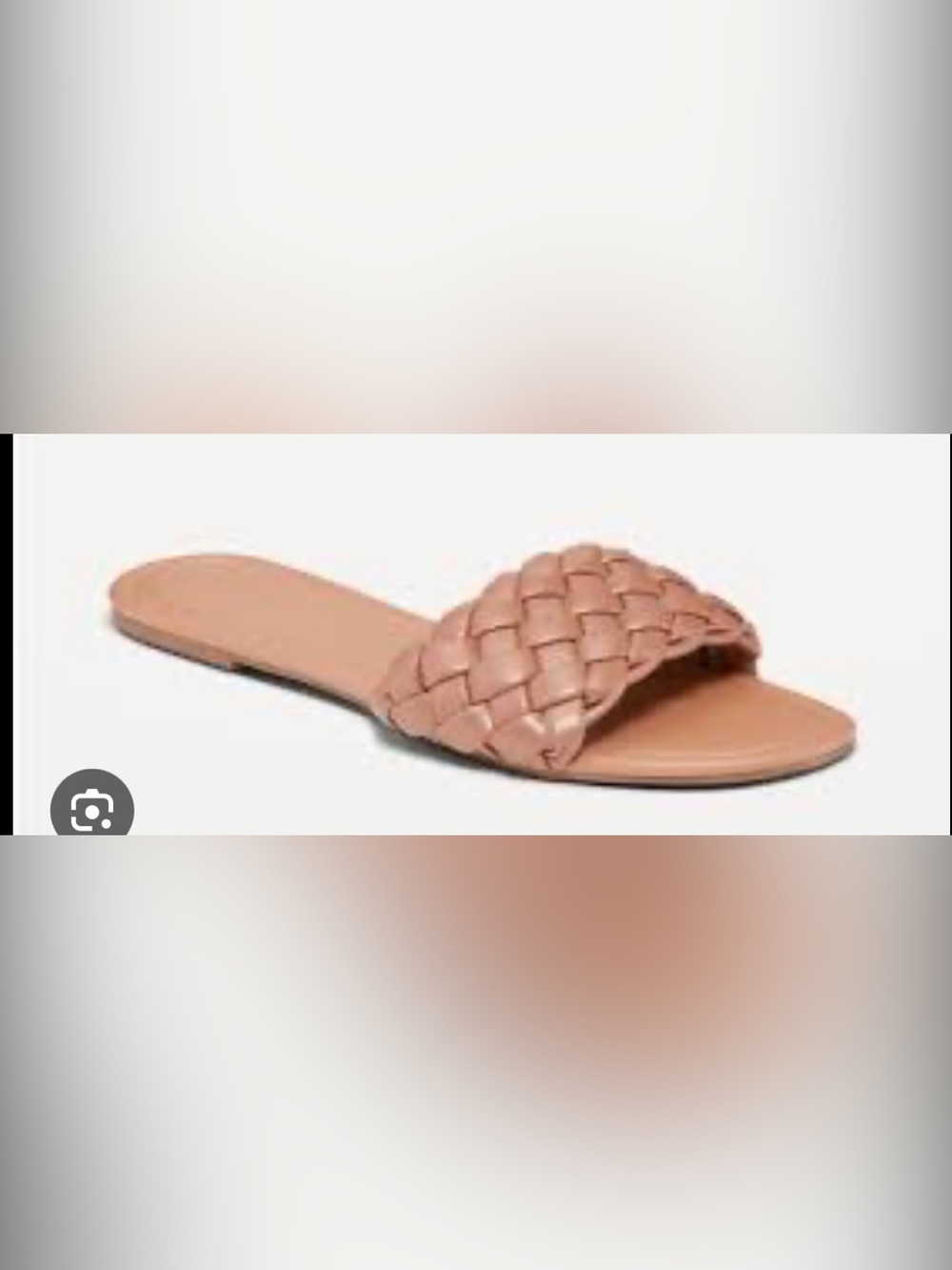 Old Navy Woven Slide Sandals in Beige - Women Size 7